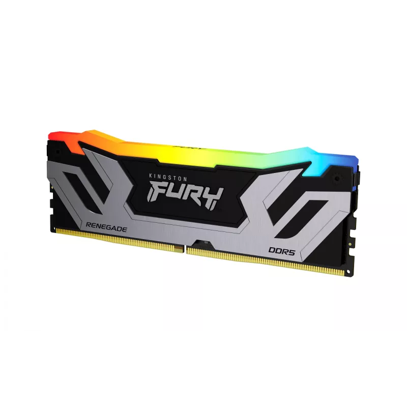 Kingston Technology FURY 48GB 8400MT/s DDR5 CL40 CUDIMM (2 moduļu komplekts) Renegade RGB Silver XMP