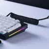 Glorious Gaming Glorious GMMK spirālveida kabelis Phantom Melns, melns, 1.4 m, 1 gab., Glorious Gaming, USB Type-A, USB Type-C, Aviator