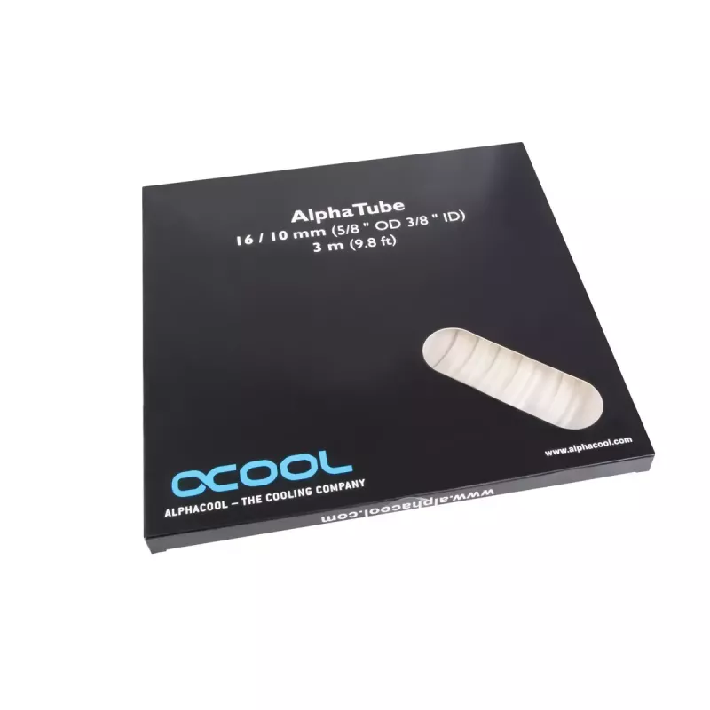 Caurule Alphacool 17497, caurspīdīgs PVC, diametrs 1,6 cm, garums 3 m