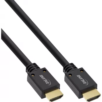 InLine Ultra High Speed HDMI kabelis M/M 8K4K apzeltīts, 1m