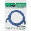 InLine komutācijas kabelis S/FTP PiMF Cat.6A halogen free 500MHz blue 2m