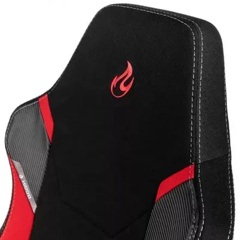 Polsterēts sēdeklis Nitro Concepts X1000 Melns Red Augstums 119-128,6 cm