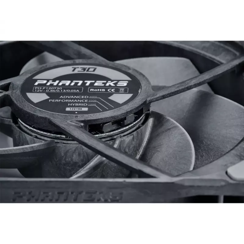Ventilators Phanteks PH-F120T30 120 mm Datora korpusa ventilators Pelēks 3 gab.