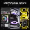 Corsair iCUE LINK RX120 RGB ventilators 12 cm 400-2100 RPM magnētiskais gultnis