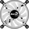 AEROCOOL 120 mm datora korpusa ventilators SPECTRO12 RGB, 12 V, 1000 RPM, 3,6 W, Molex, pretvibrācijas, uzmavas gultnis, melns