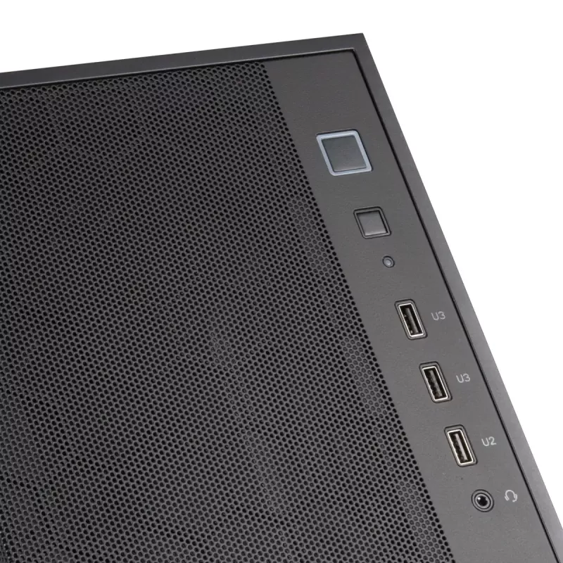PC korpuss Silverstone FARA R1 Midi Tower melns