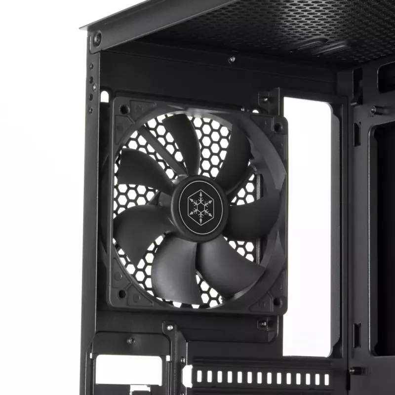 PC korpuss Silverstone FARA R1 Midi Tower melns