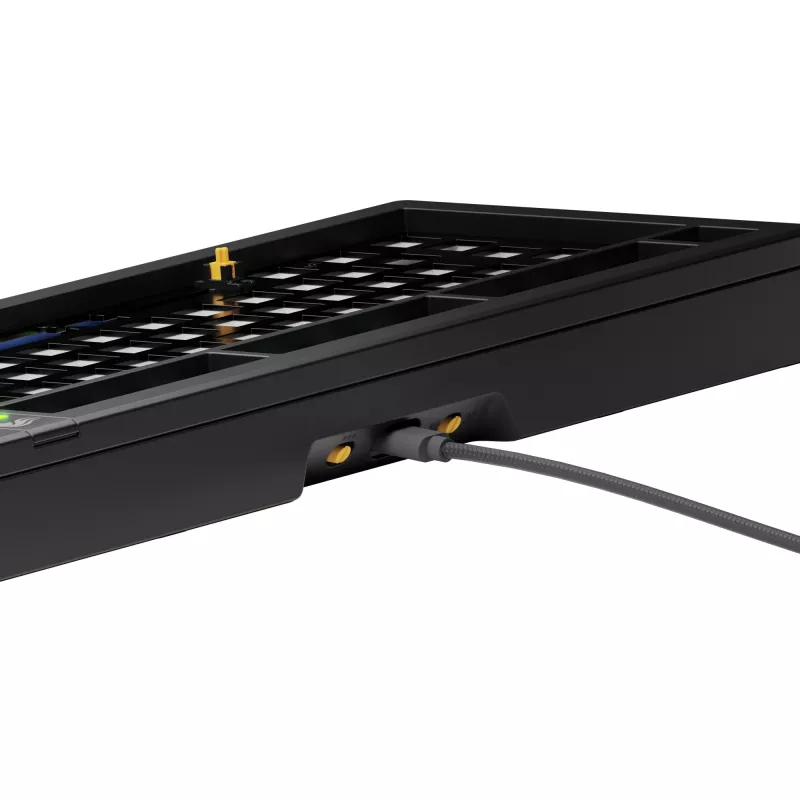 Glorious Gaming GMMK 3 75% Barebones Wired Melns - ISO, 75%, Vadu, USB, RGB LED, Melns