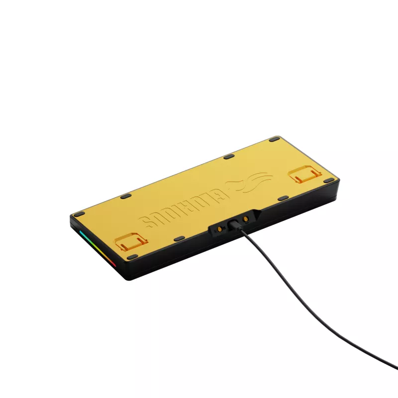 Glorious Gaming GMMK 3 75% Barebones Wired Melns - ISO, 75%, Vadu, USB, RGB LED, Melns