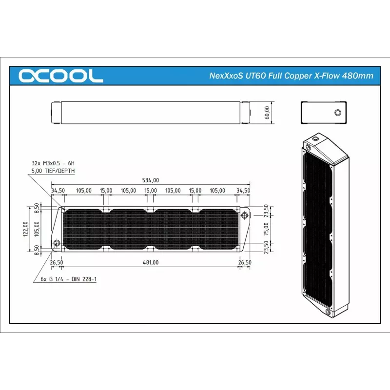 Alphacool NexXxoS UT60 radiators 1011667