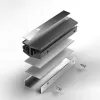 Dzesētājs/Radiators Jonsbo M.2 pelēka Melns Pelēks 1 gab. 23.2mm 76.3mm 17.4mm