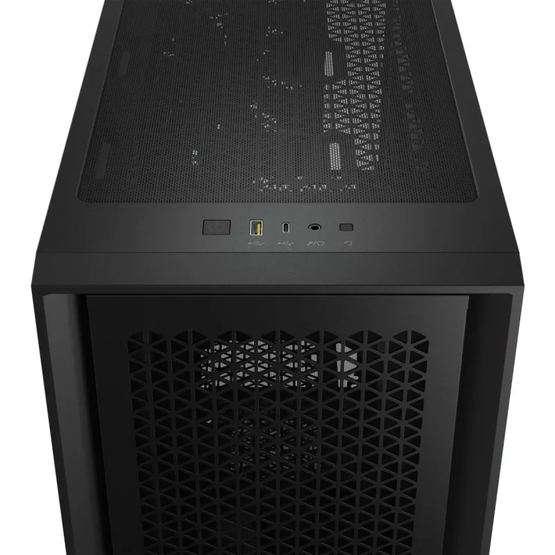 CORSAIR Mid-tower Case - Icue 4000d RGB Airflow - Melns