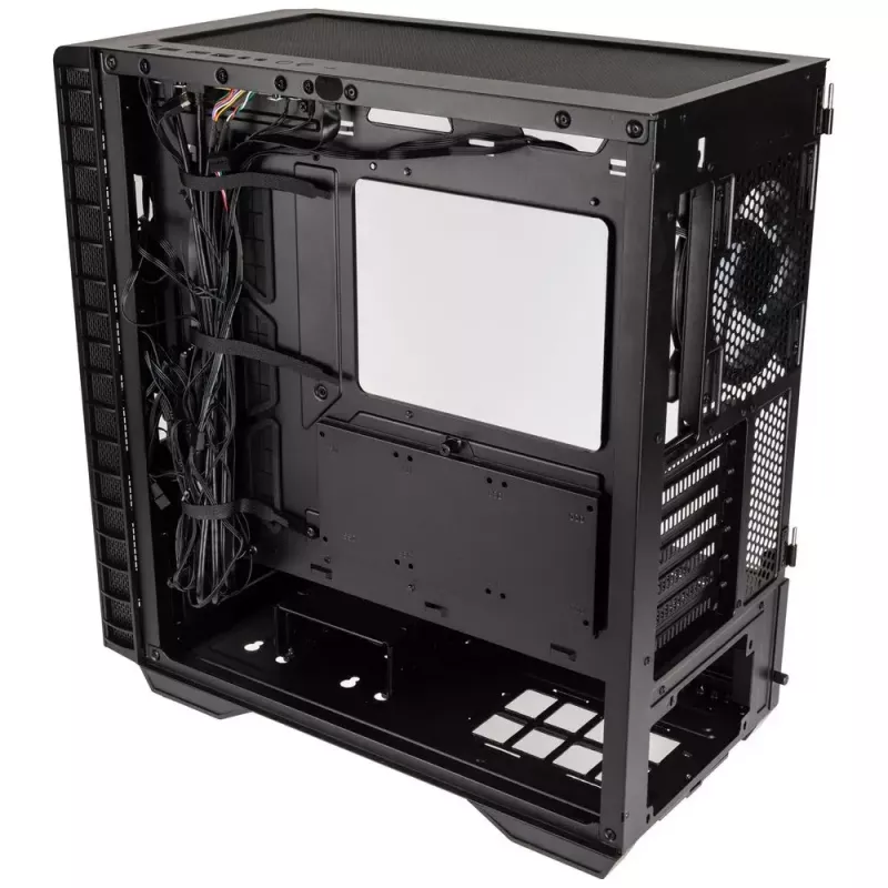 Datorkorpuss Kolink Observatory Y AMD SE ARGB Midi Tower Melns, Transparent