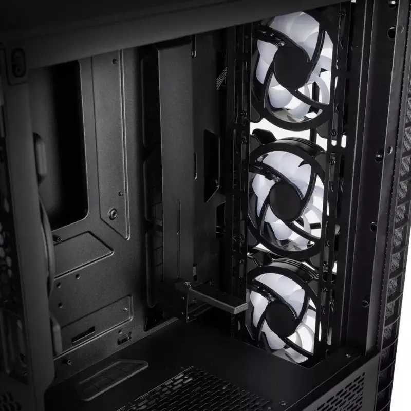 Datorkorpuss Kolink Observatory Y AMD SE ARGB Midi Tower Melns, Transparent