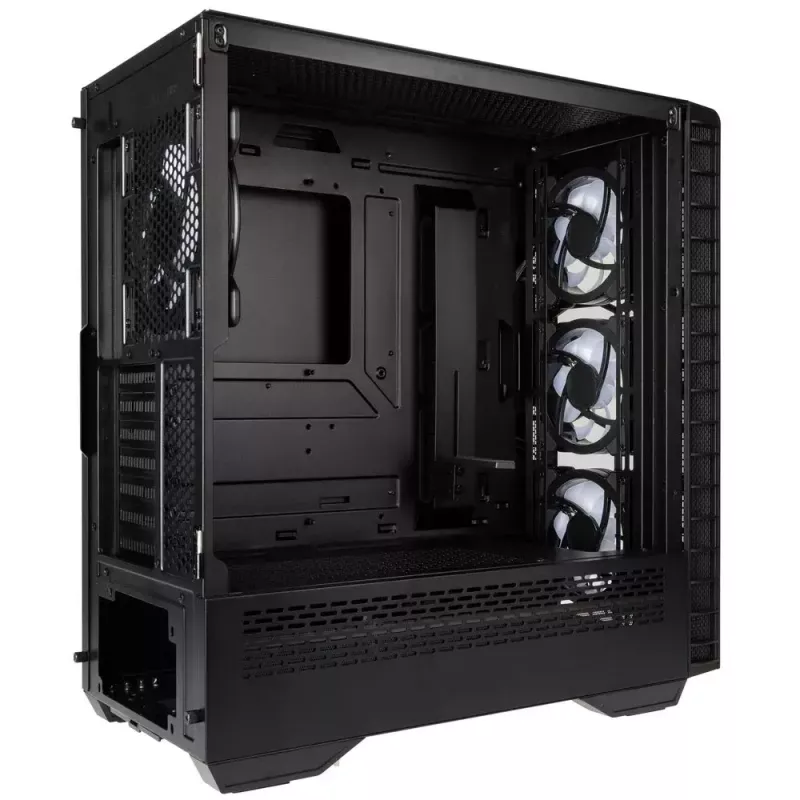 Datorkorpuss Kolink Observatory Y AMD SE ARGB Midi Tower Melns, Transparent