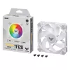 ASUS TUF GAMING TF120 ARGB balta EDITION Datora korpuss Gaisa dzesētājs 12 cm 1 gab.