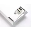 Ducky One 3 Mini Pure White tastatūra Gaming USB Vācu mehāniskā RGB