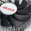 CPU dzesētājs Akasa Al LGA1700 plānajiem Mini-ITX — zema profila alumīnija radiators