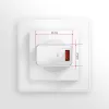 Axagon ACU-QC19W sienas lādētājs 1x QC3.0/AFC/FCP/SMART 19W balts