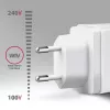 Axagon ACU-QC19W sienas lādētājs 1x QC3.0/AFC/FCP/SMART 19W balts