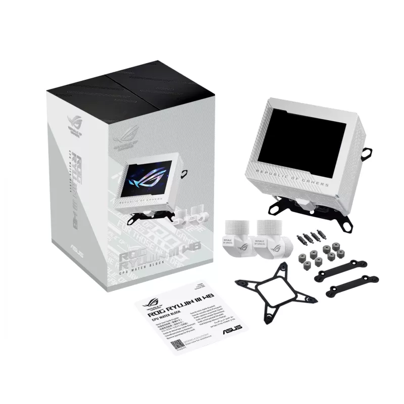 ASUS ROG RYUJIN III WB balta Edition ūdens bloks