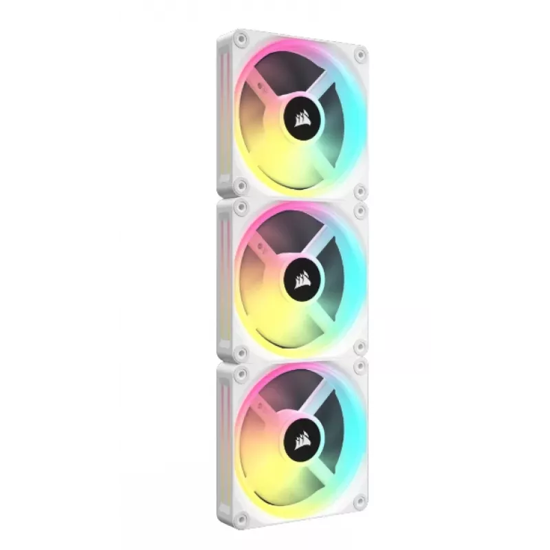 CORSAIR datora korpusa ventilators 12 cm balts 3 gab. (co-9051006-ww)