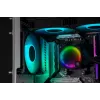 Šķidruma dzesētājs EK Water Blocks Nucleus AIO CR360 Lux D-RGB 12 cm melns