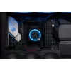 Šķidruma dzesētājs EK Water Blocks Nucleus AIO CR360 Lux D-RGB 12 cm melns