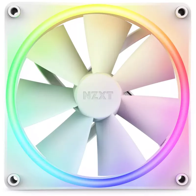 Fan NZXT F120 RGB DUO 12 cm balta 500-1800 RPM 2.42 mmH2O