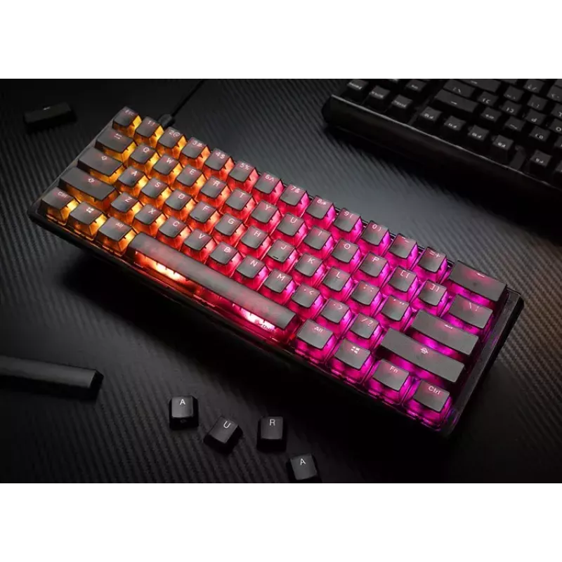 Ducky One 3 Mini tastatūra spēlēm USB melna mehāniskā RGB LED