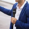 Rokas kondensatora mikrofons RØDE Interview Pro — daudzvirzienu, 48 kHz/32 bitu, 32 GB, bezvadu, līdz 200 m, melns
