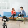 Rokas kondensatora mikrofons RØDE Interview Pro — daudzvirzienu, 48 kHz/32 bitu, 32 GB, bezvadu, līdz 200 m, melns
