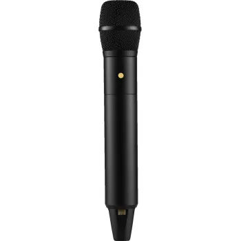 Rokas kondensatora mikrofons RØDE Interview Pro — daudzvirzienu, 48 kHz/32 bitu, 32 GB, bezvadu, līdz 200 m, melns