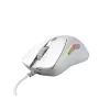 Glorious Gaming Glorious Model D 2 Wired - Matte balta, labās rokas, optiskā, USB Type-A, 26000 DPI, balta