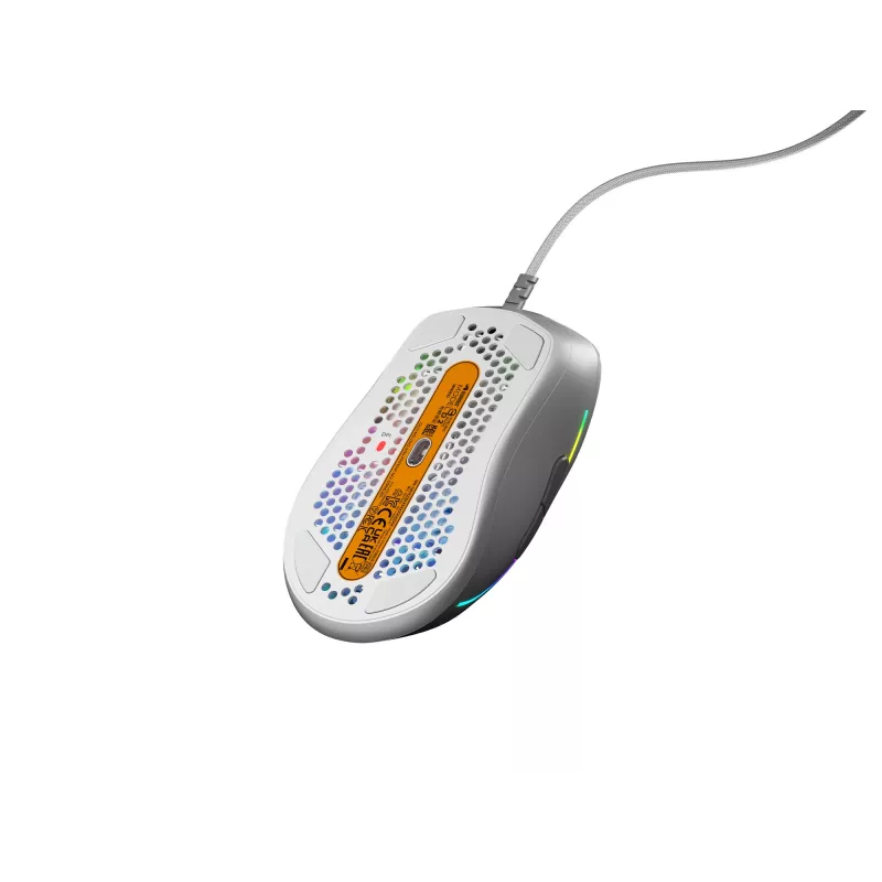 Glorious Gaming Glorious Model D 2 Wired - Matte balta, labās rokas, optiskā, USB Type-A, 26000 DPI, balta