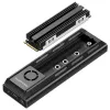 GrauGear G-M205-20G-F dokstacija M.2 NVMe/NGFF SSD, USB 3.2 Gen 2x2 Type-C, 20 Gbps, melna