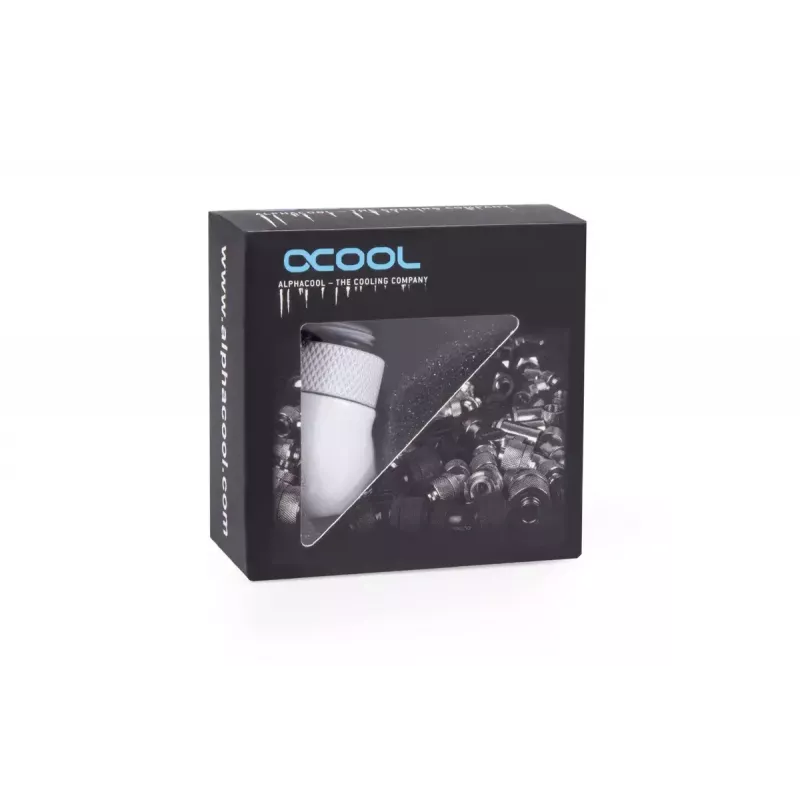 Montāžas komplekts Alphacool Eiszapfen leņķa adapters 45° rotējams G1/4