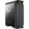 Aerocool GLADIATOR DUO ATX spēļu korpuss ar 3 x ARGB 12 cm ventilatoriem, Midi Tower, PC, melns, ATX, micro ATX, Mini-ITX, ABS, SPCC, spēlēm