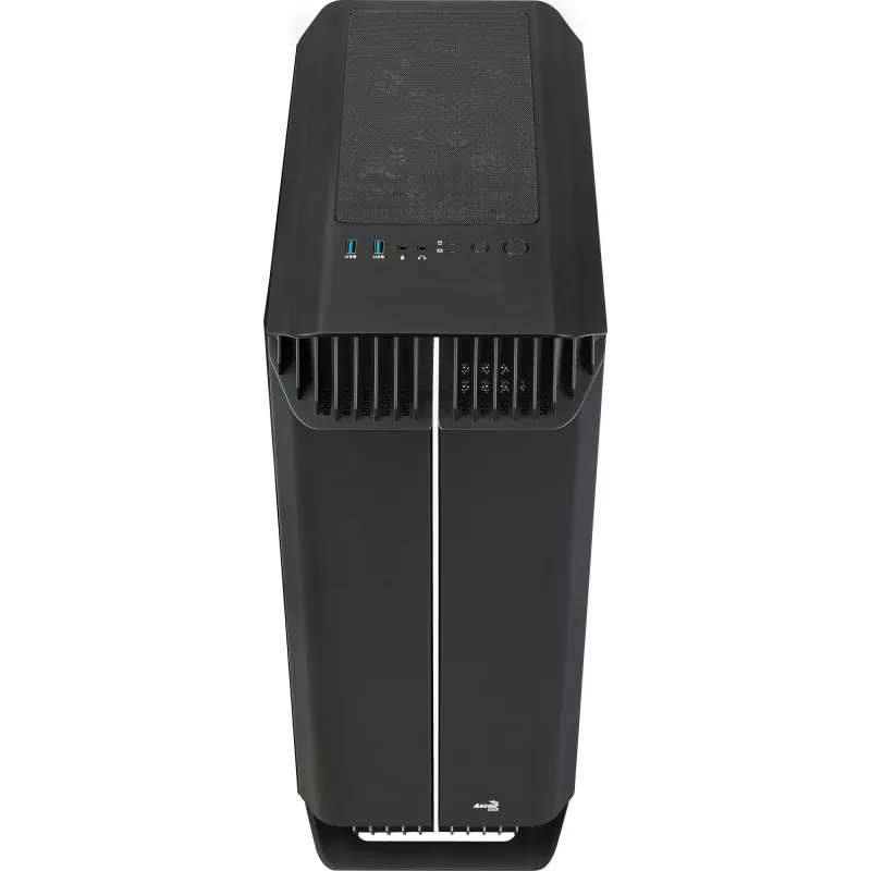 Aerocool GLADIATOR DUO ATX spēļu korpuss ar 3 x ARGB 12 cm ventilatoriem, Midi Tower, PC, melns, ATX, micro ATX, Mini-ITX, ABS, SPCC, spēlēm