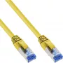 InLine komutācijas kabelis S/FTP PiMF Cat.6A bezhalogēna 500MHz dzeltens 3m