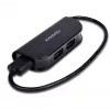 Axagon HUE-X4B saskarnes centrmezgls USB 2.0 480 Mbit/s Melns
