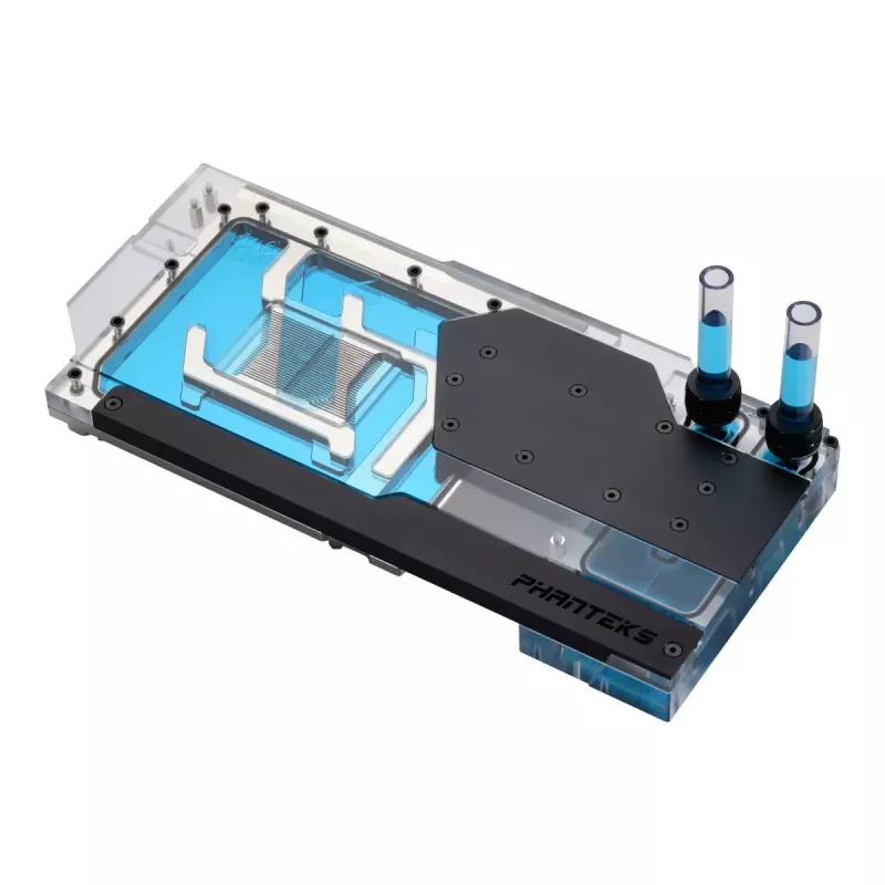 Ūdens bloks + Aizmugures plāksne Phanteks Glacier G40 Akrila Varš Melns Caurspīdīgs