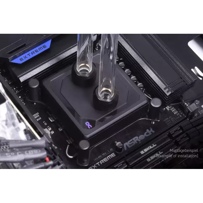 Ūdens bloks Alphacool 13082 misiņš varš melns 70 mm