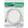 InLine savienojuma kabelis S/FTP PiMF Cat.6A bez halogēniem 500MHz balts 0.5m