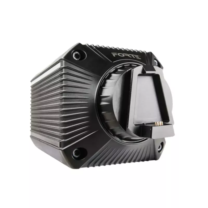 Riteņa bāze Asetek 40-020-0020003 — spēļu riteņa bāze, 400 W, PC, melna/balta, 132×293×133 mm