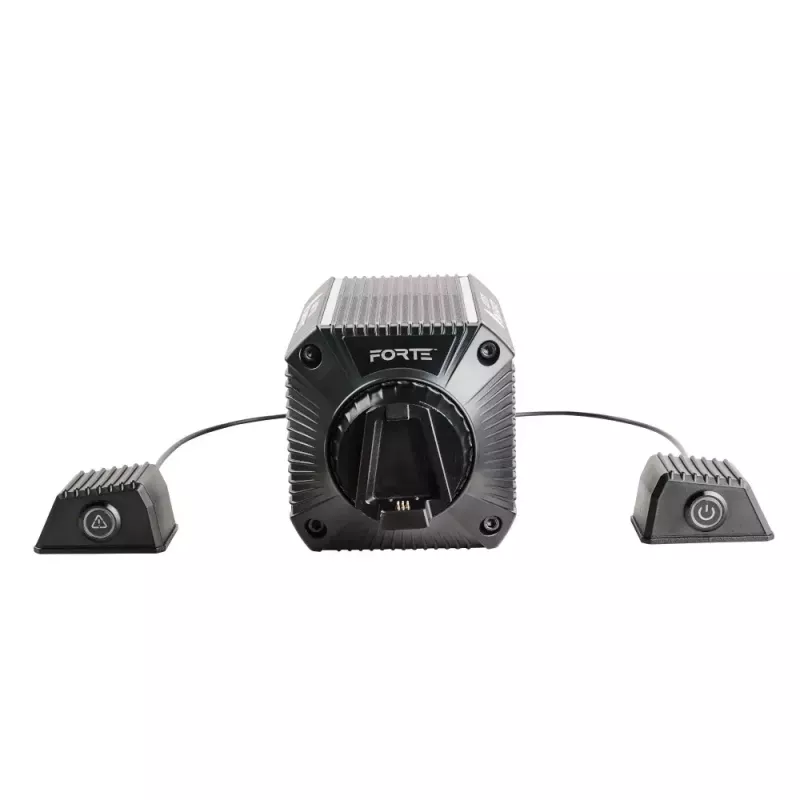 Riteņa bāze Asetek 40-020-0020003 — spēļu riteņa bāze, 400 W, PC, melna/balta, 132×293×133 mm