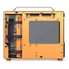 Datorkorpuss JONSPLUS MATX Handle Case Z20 - melns-oranžs