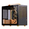 Datorkorpuss JONSPLUS MATX Handle Case Z20 - melns-oranžs