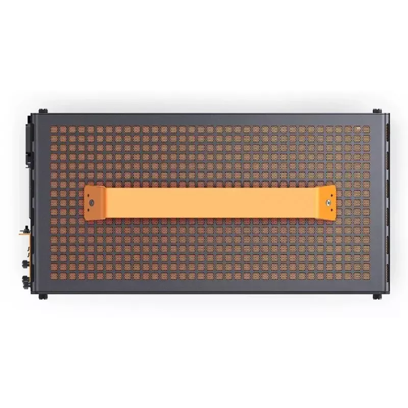 Datorkorpuss JONSPLUS MATX Handle Case Z20 - melns-oranžs