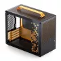 Datorkorpuss JONSPLUS MATX Handle Case Z20 - melns-oranžs